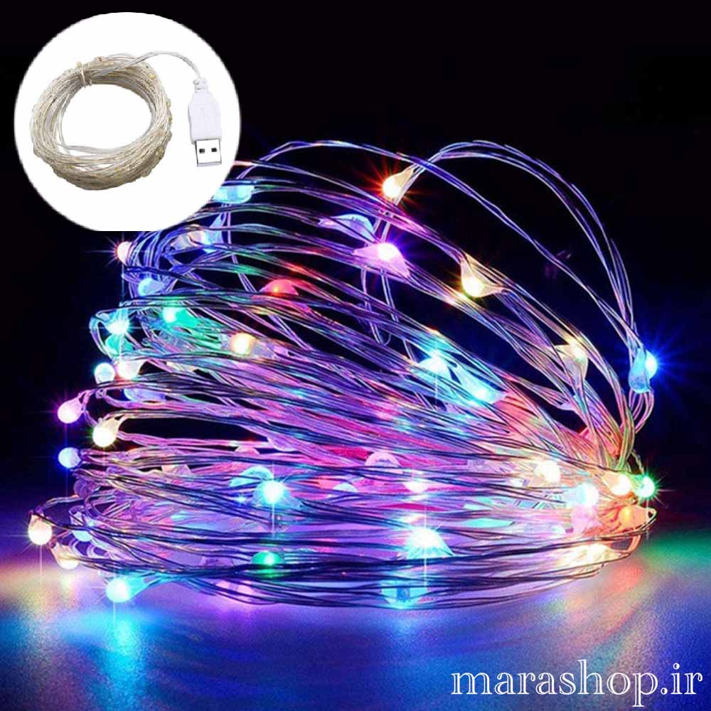 ریسه مفتولی usb مولتی کالر ریسه مفتولی یو اس بی